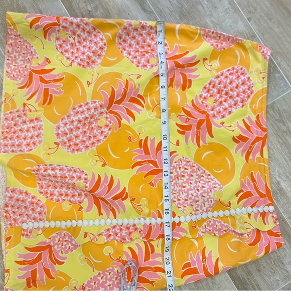 Vintage Pineapple print 🍍🍍Lilly Pulitzer skirt. Size 12 - Picture 10 of 16